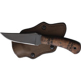 Winkler Knives II Blue Ridge Hunter Tribal Maple Wood Fixed Clip Blade Knife + Sheath 019