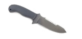 Winkler Utility Crusher Black Laminate 80CrV2 Fixed Blade Knife w/ Sheath 045