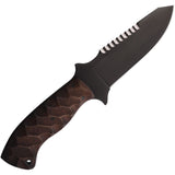 Winkler Utility Crusher Sculpted Maple 80CrV2 Fixed Blade Knife w/ Sheath 046