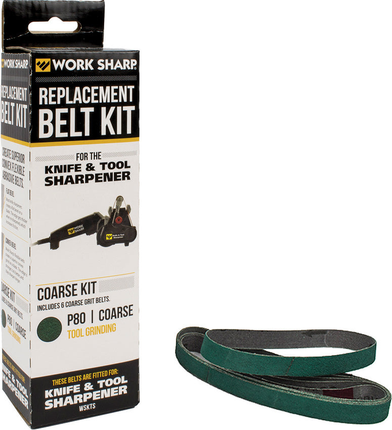 Work Sharp Original Sharpener P80 Coarse Grit Belt Replacements PK