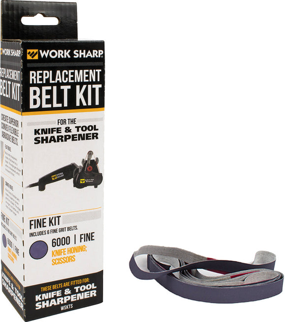 Work Sharp Original 6000 Belt Fine Grit PacK of 6 Replacments  03863