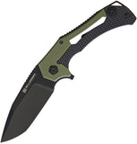 Willumsen Copenhagen Tyran Framelock OD Folding Knife 001OD   - On Sale