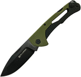 Willumsen Copenhagen Cobra Ace Olive Drape Folding Knife 003   - On Sale
