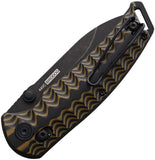 Willumsen Copenhagen Birddog Crossbar Lock Black & Brown G10 Folding 440C