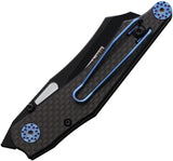 Willumsen Copenhagen Demon Barber Carbon Fiber Folding Pocket Knife DB23PVD