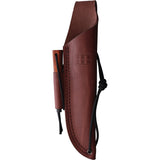 Willumsen Copenhagen Wild1 Brown Wood Black 14C28N Fixed Blade Knife OPEN BOX