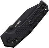 Willumsen Copenhagen Zero7 Crossbar Lock Black GFN Folding Pocket Knife Z723TMD