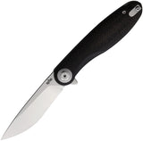 Beyond EDC Eurus Linerlock Black Micarta 14C28N Steel Clip Point Pocket Knife 2104GRY