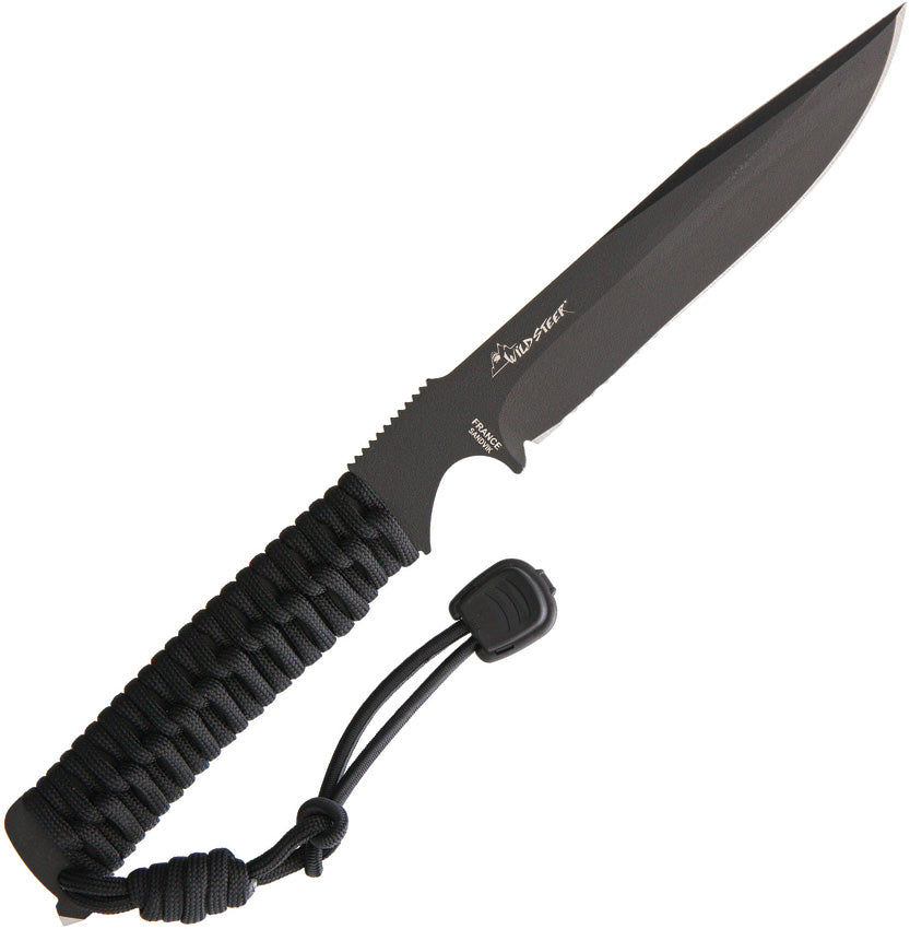WildSteer Kraken Black 14C28N Sandvik Stainless Fixed Blade Knife