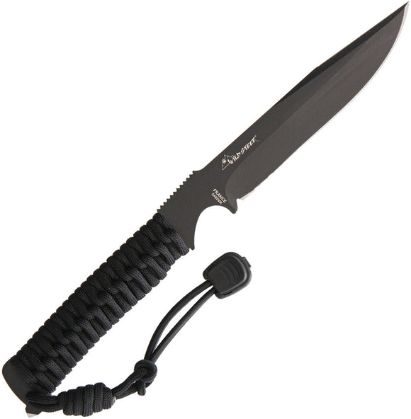 WildSteer Kraken Black 14C28N Sandvik Stainless Fixed Blade Knife KRA3213