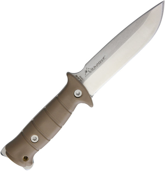 WildSteer Tarasco Coyote Tan X46Cr13 Stainless Fixed Blade Knife TAR0115