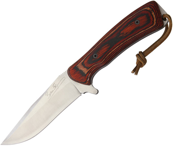 Wildsteer Byron Ferguson Collaboration Cocobolo X46Cr13 Fixed Blade Knife WBF02