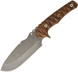 Wander Tactical Uro Hunter Brown Micarta Handle D2 Steel Fixed Blade Knife 10RG