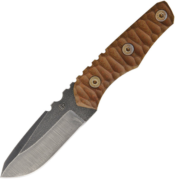 Wander Tactical Scrambler Brown Micarta Handle D2 Steel Fixed Blade Knife 11RG
