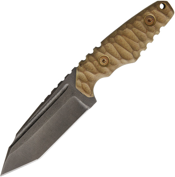 Wander Tactical Apology Brown Micarta Handle Tool Steel Fixed Blade Knife 13RG