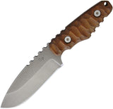 Wander Tactical Freedom Brown Micarta Handle D2 Steel Fixed Blade Knife 17RG