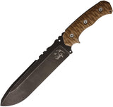 Wander Tactical Godfather Tan Micarta D2 Tool Steel Fixed Blade Knife w/ Sheath 201RG