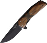 WOOX Leggenda Linerlock Walnut & CF Folding High Carbon Pocket Knife K00202