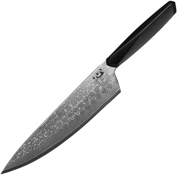 Xin Cutlery XinCore Chef's Black Sculpted G10 Damascus Kitchen Knife 126