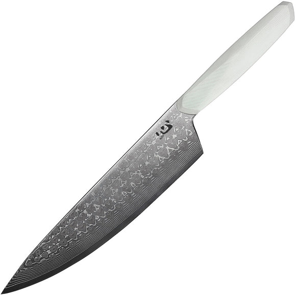Xin Cutlery XinCore Chef's White Sculpted G10 Damascus Kitchen Knife 127