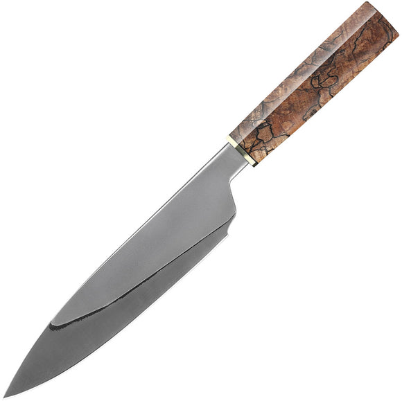 Xin Cutlery Chef's Spalted Brown Maple 440C Steel Fixed Blade Knife 139