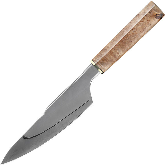 Xin Cutlery Chef's Tan Burl Maple Wood 440C Steel Fixed Blade Knife 141