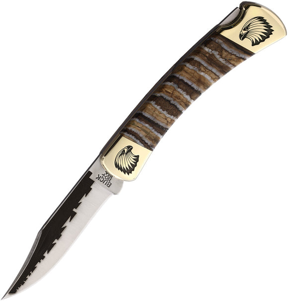 Yellowhorse Custom Buck 110 Eagle Lockback Mammoth Tooth 420HC Pocket Knife 426