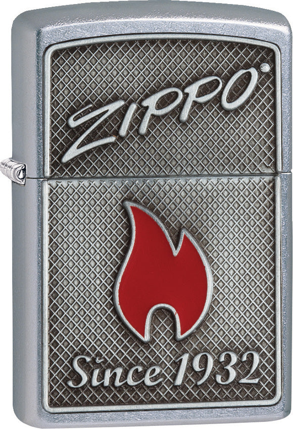 Zippo Lighter Since 1932 Red Flame Design 03082