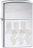 Zippo Lighter Guinness Toucan Silver Colored Design 03111