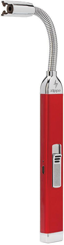 Zippo Candy Apple Red Rechargeable Candle Lighter w/ Charging Cable 08294