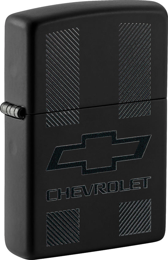 Zippo Chevrolet Design Black Matte Windproof Lighter 23385