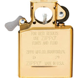 Zippo Gold Flashed Metal Pipe Lighter Insert 23569