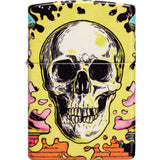 Zippo Skull Design 540 Colored Glow In The Dark Windproof Pocket Lighter 53537