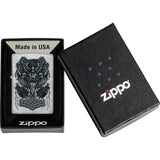 Zippo Viking Design Brushed Chrome Windproof Lighter 71860