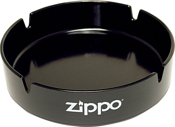 Zippo Lighter Black Plastic Ashtray 97116