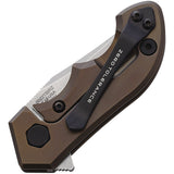 Zero Tolerance Small Galyean Bronze Titanium Folding 20CV Pocket Knife 0022TIBRZ