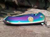 Elk Ridge Spring Assisted Folding Pocket Rainbow Knife - A005RB