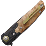 Bestech Knives Ascot Linerlock G10/Wood Folding Knife kg19e