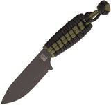 Becker EsKabar Black/OD Green Paracord Wrap 1095 Carbon Steel Fixed Blade Knife R14PC