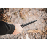 Tops Operator 7 Fixed Blade 1075HC Blackout Micarta/G10 Knife OP702