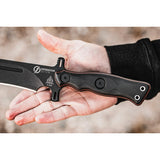 Tops Operator 7 Fixed Blade 1075HC Blackout Micarta/G10 Knife OP702