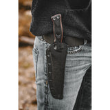 Tops Operator 7 Fixed Blade 1075HC Blackout Micarta/G10 Knife OP702