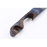 KIZER Siren 1 Gray Flamed Titanium EDC Emergency Whistle + Bottle Opener T106A1