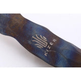 KIZER Siren 1 Gray Flamed Titanium EDC Emergency Whistle + Bottle Opener T106A1