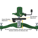 Caldwell Rock BR Competition Front Gun Rest Accepts Deluxe Shooting Bags  440907