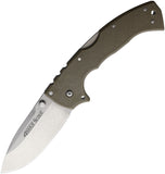 Cold Steel 4-Max Scout Pocket Knife Lockback Dark Earth Folding AUS-10A 62RQDESW   - On Sale