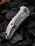 We Knife Co Ltd Synergy 2 Framelock 6AL4V Titanium Folding Tanto Knife 912DS2