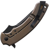 Bastinelli Creations Gecko Framelock Black G10/Titanium Folding Knife 237B