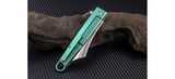 Artisan Cutlass Framelock Green Handle Folding Knife 1830GGN