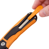 SOG Revolver 2.0 Hunt Stainless Folding Blade Orange GRN Handle Knife FX22LCP